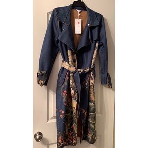 Suede Lightweight Ladies Trench Coat